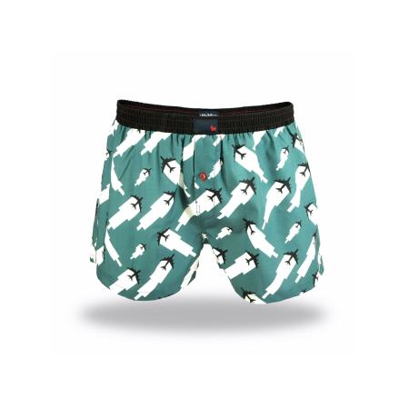 UnaBux UNABUX Boxershorts Prints groen / wit