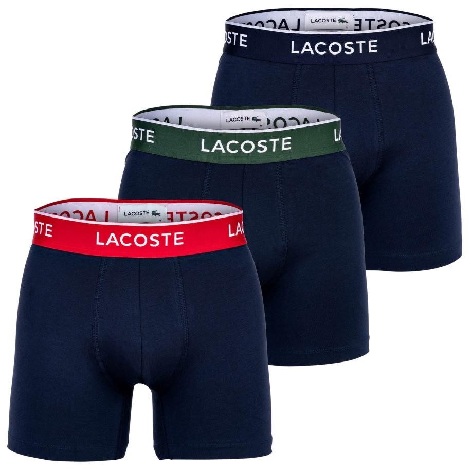 Lacoste LACOSTE Boxershorts donkerblauw / groen / rood / wit -