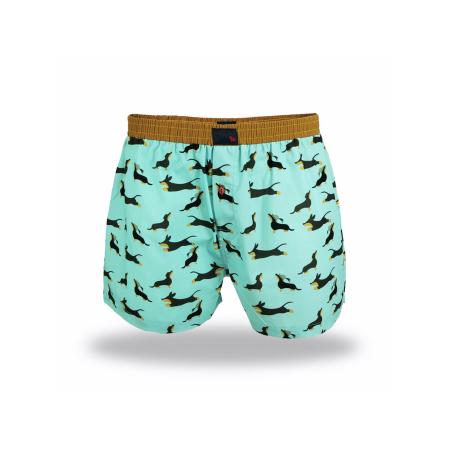 UnaBux UNABUX Boxershorts Prints turquoise / zwart