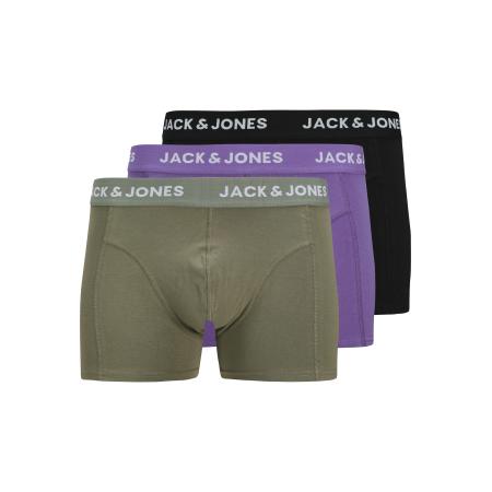 Jack & Jones JACK & JONES Boxershorts JACROB olijfgroen / lavendel / zwart