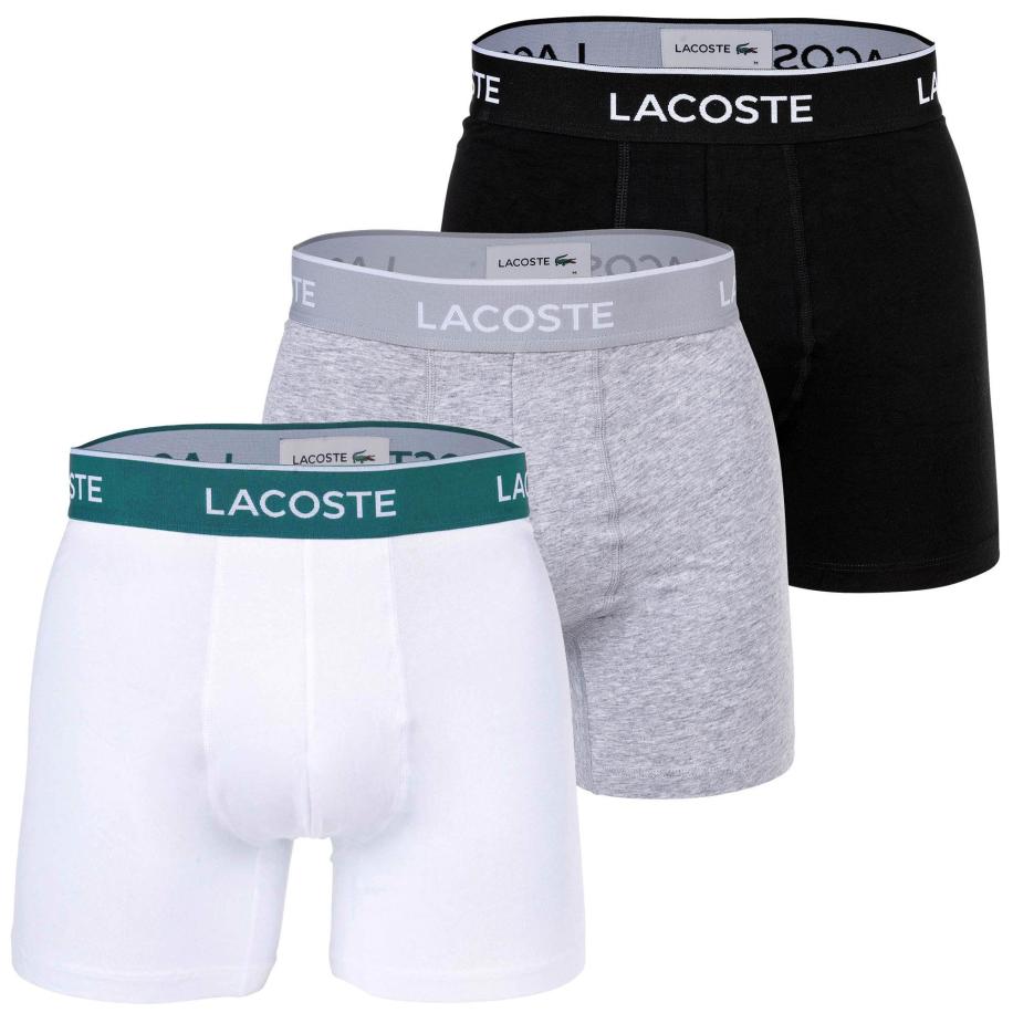 Lacoste LACOSTE Boxershorts grijs gemêleerd / petrol / zwart / wit -