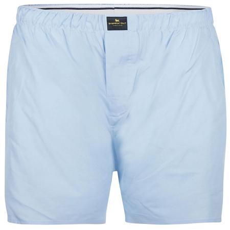 Steppin' Out Boxer Mid Blue Poplin