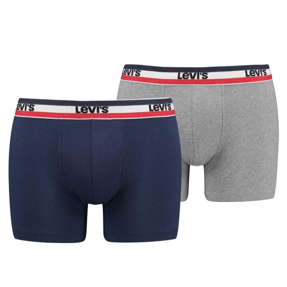 Levi's LEVIS ® Boxershorts blauw / grijs / rood / wit -