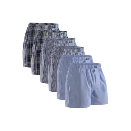 DANISH ENDURANCE DANISH ENDURANCE Boxershorts navy / lichtblauw / olijfgroen / wit