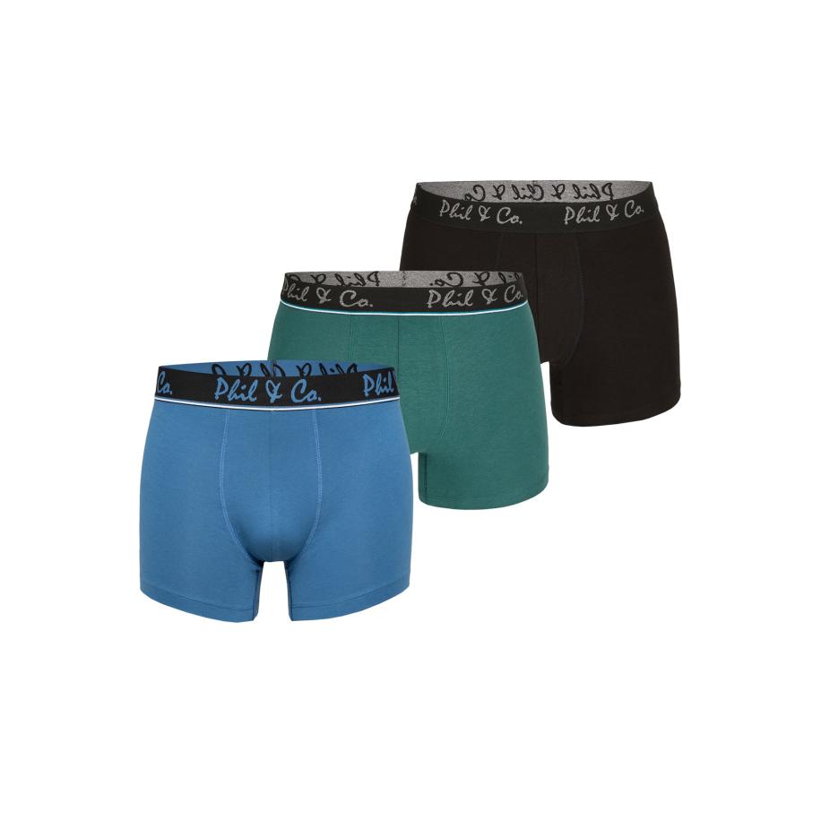 Phil & Co. Berlin Phil & Co. Berlin Boxershorts Jersey Core blauw / groen / zwart -