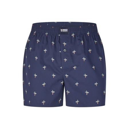 Happy Shorts Happy Shorts Boxershorts Motives donkerblauw / wit