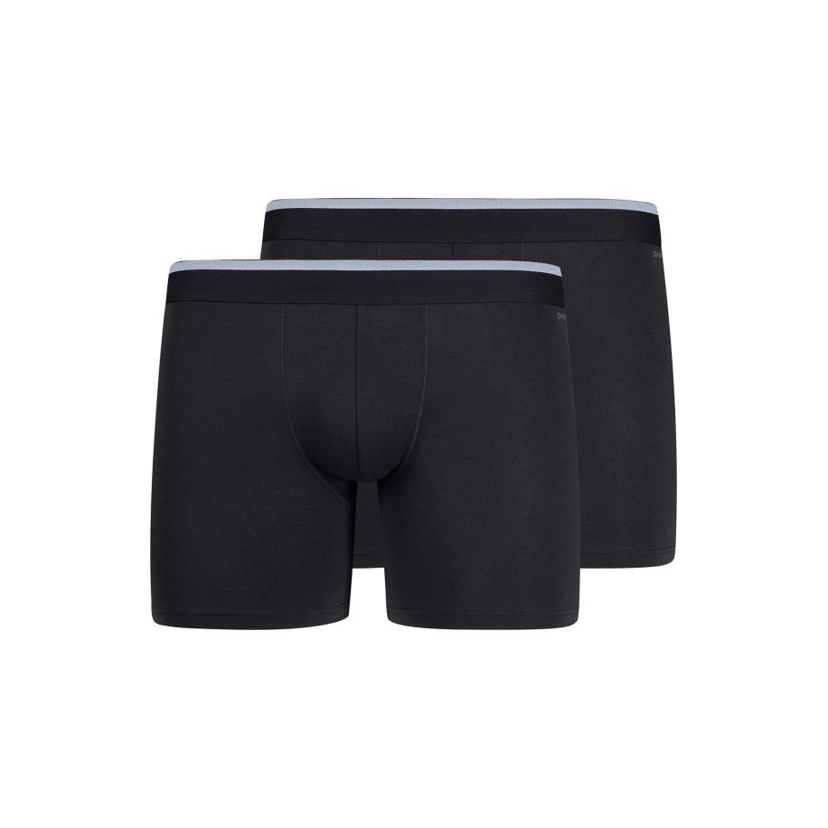 Skiny Skiny Boxershorts lichtgrijs / zwart -