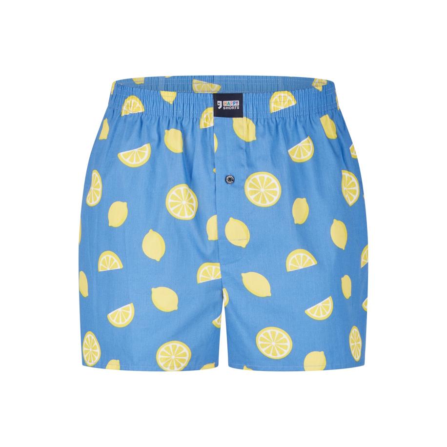 Happy Shorts Happy Shorts Boxershorts Motives blauw / citroen -