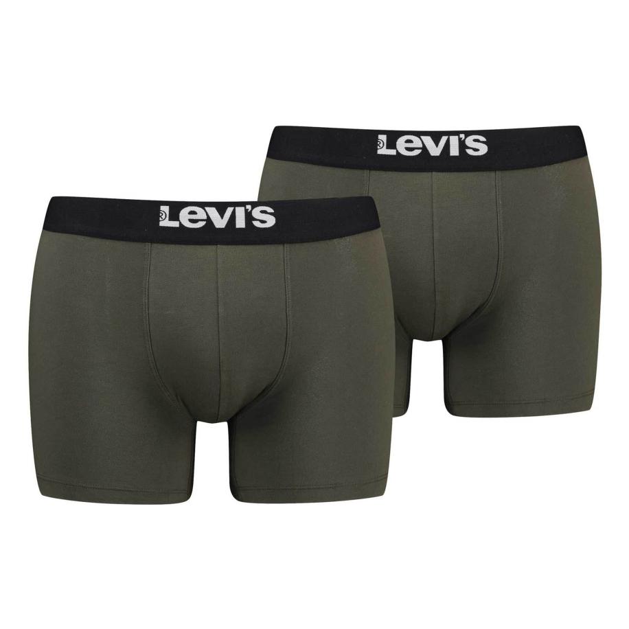 LEVIS ® Boxershorts kaki / zwart / wit Groen