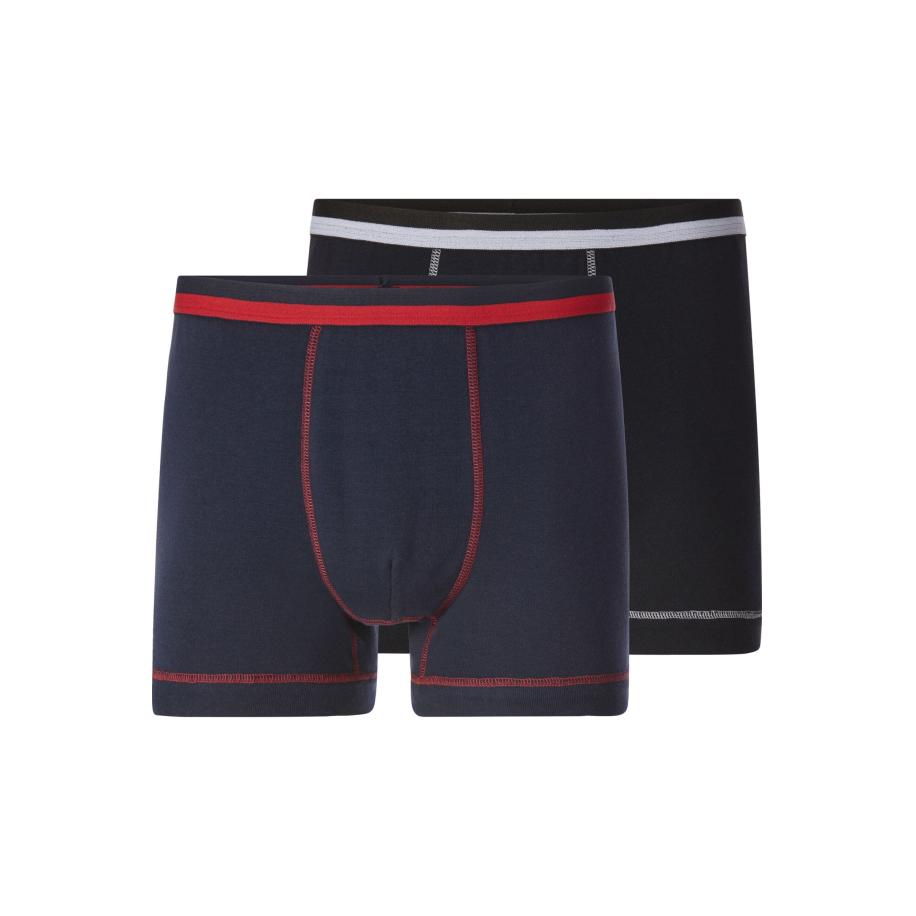Jan Vanderstorm Boxershorts donkerblauw, Veelkleurig Blauw