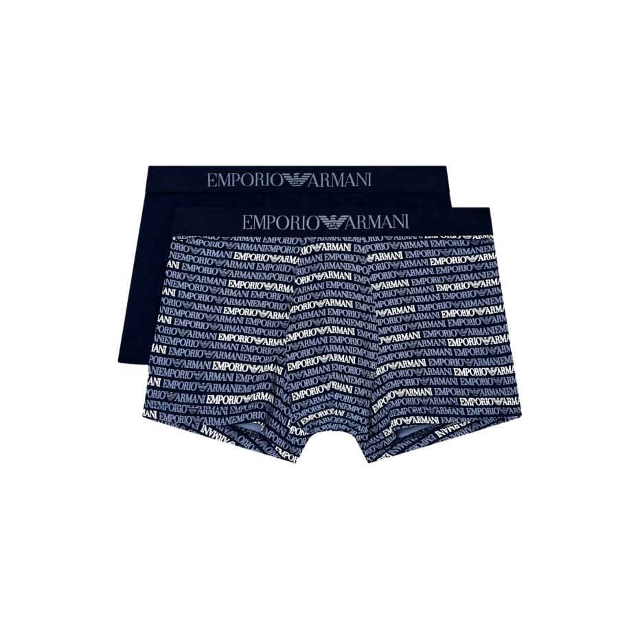 Emporio Armani Emporio Armani Boxershorts navy / lichtblauw / wit -