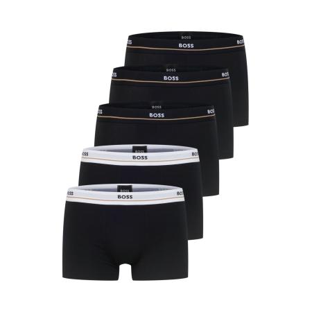 Hugo Boss BOSS Boxershorts Essential zwart / wit