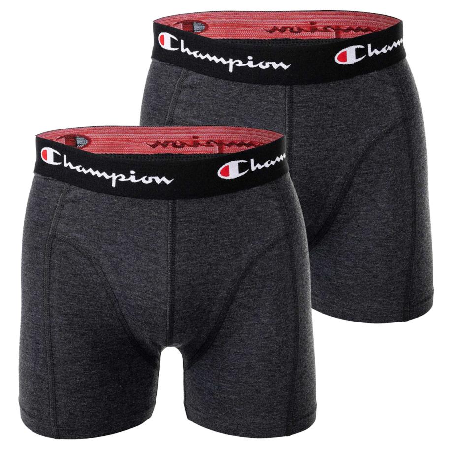 Champion Authentic Athletic Apparel Champion Authentic Athletic Apparel Boxershorts antraciet / rood / zwart / wit -