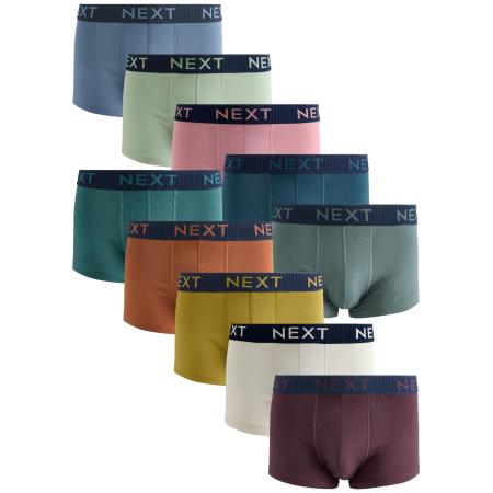 Next Next Boxershorts ecru / opaal / geel / groen / olijfgroen / lichtgroen / donkergroen / oranje / rosa / wijnrood