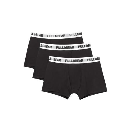 Pull&Bear Pull&Bear Boxershorts crème / lichtgrijs / zwart