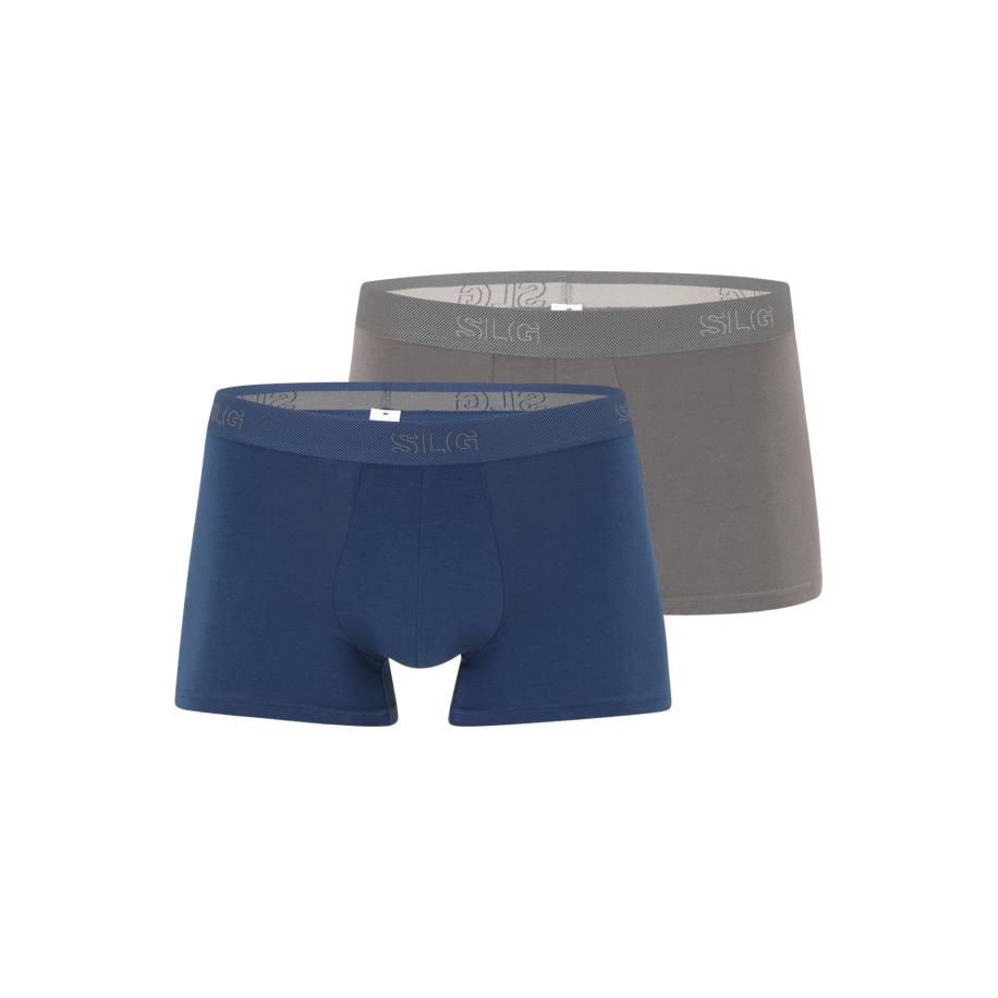 Sloggi SLOGGI Boxershorts donkerblauw / grijs -