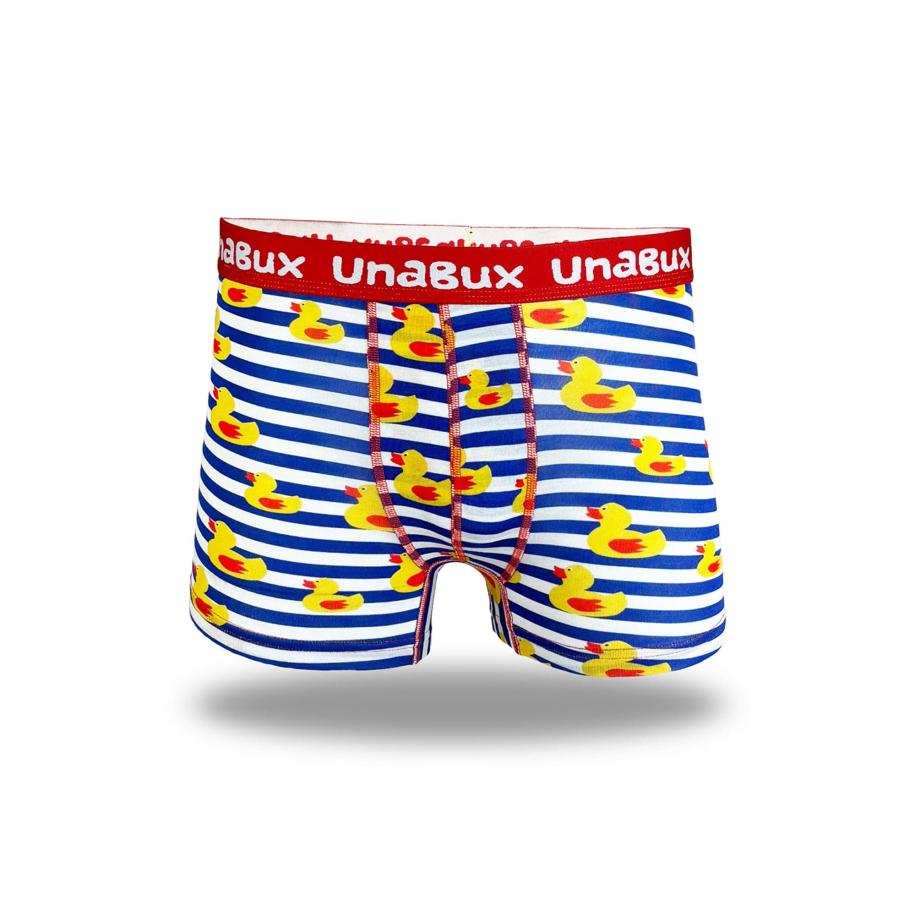 UnaBux UNABUX Boxershorts BLACK WHITE RABBIT blauw / geel / wit -
