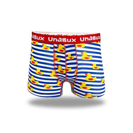 UnaBux UNABUX Boxershorts BLACK WHITE RABBIT blauw / geel / wit