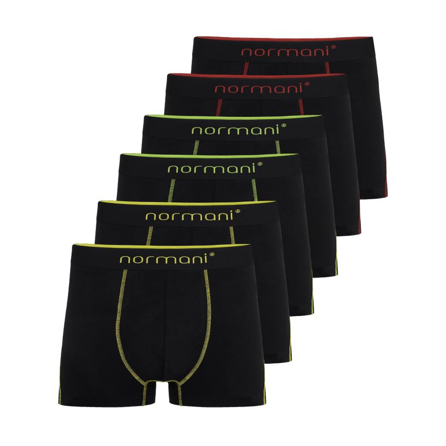 normani Boxershorts geel / zwart Zwart