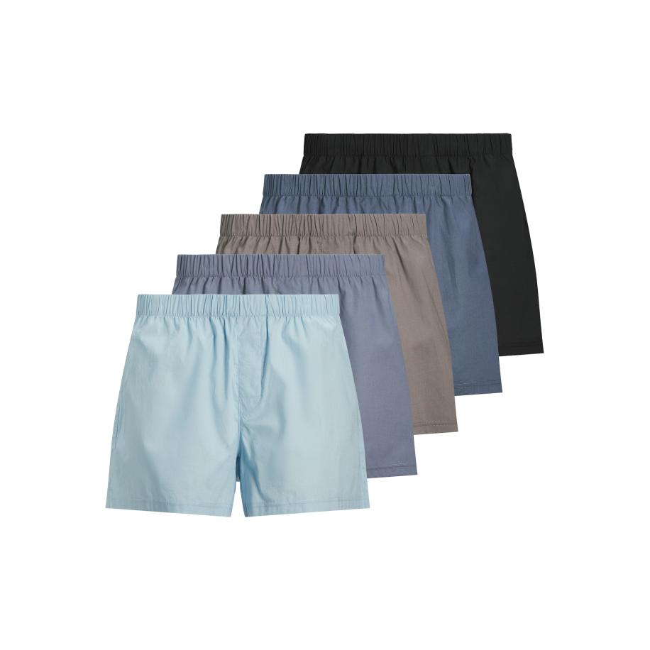 Jack & Jones JACK & JONES Boxershorts Milano duifblauw / lichtblauw / grijs / rookgrijs / zwart -