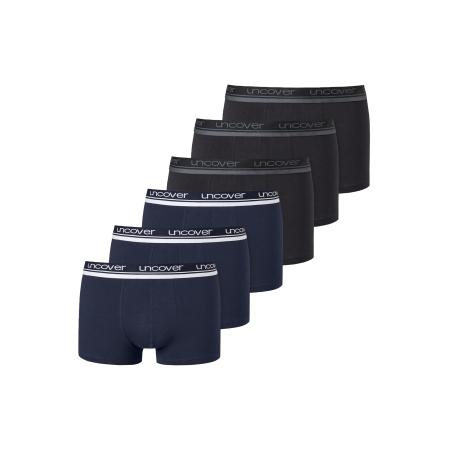 Schiesser SCHIESSER Boxershorts Uncover navy / grijs / zwart / natuurwit