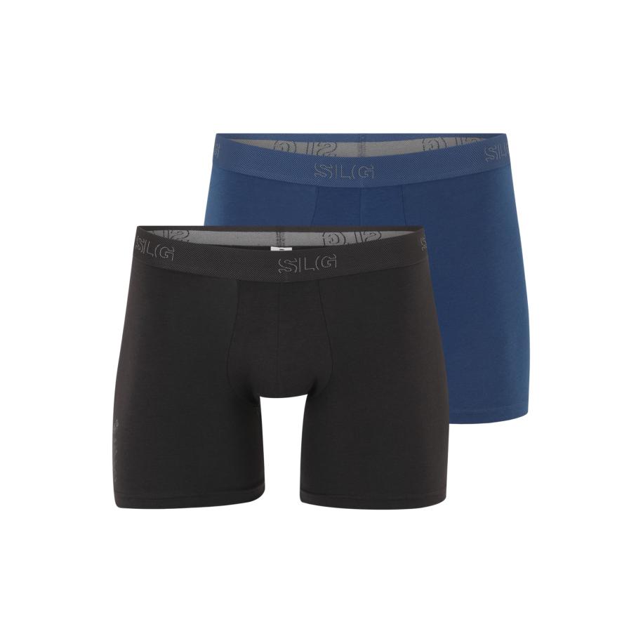 Sloggi SLOGGI Boxershorts blauw / grijs / zwart -