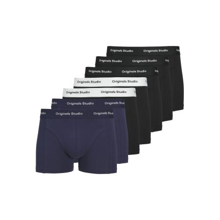 Jack & Jones JACK & JONES Boxershorts donkerblauw / zwart / wit