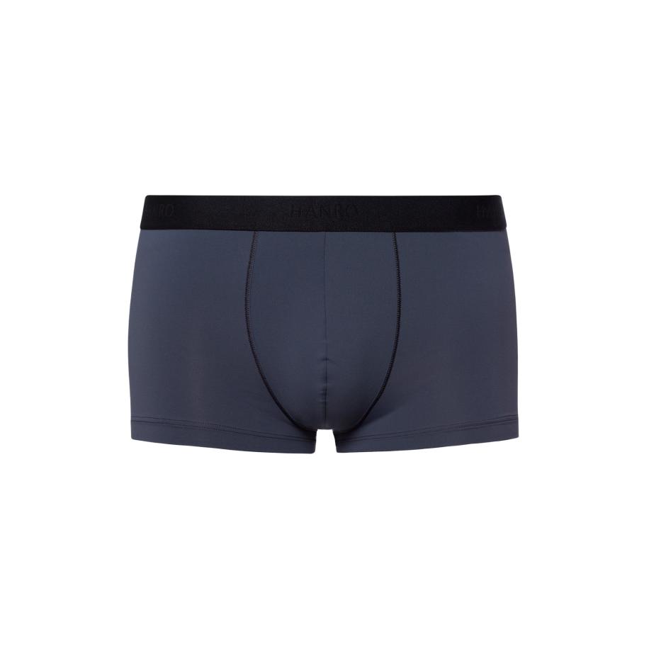 Hanro Hanro Boxershorts Micro Touch donkerblauw / grijs -