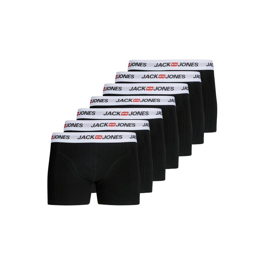 Jack & Jones JACK & JONES Boxershorts JACCorp Old grijs / donkerrood / zwart / wit -