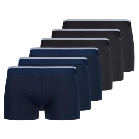 Skiny Skiny Boxershorts donkerblauw / zwart