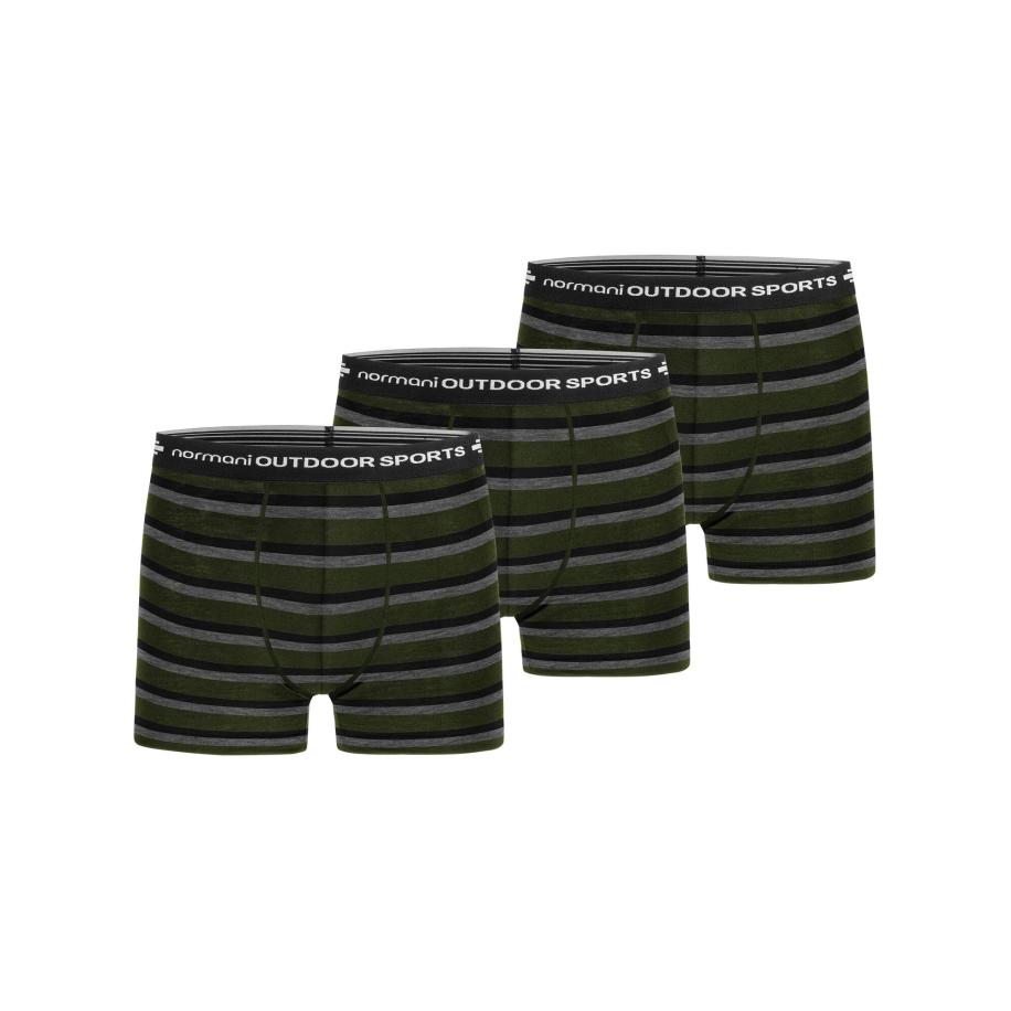 normani normani Sportondergoed grijs gemêleerd / olijfgroen / zwart / wit -