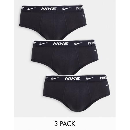Nike - Set van 3 onderbroeken van stretchkatoen in zwart