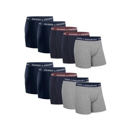 DANISH ENDURANCE DANISH ENDURANCE Boxershorts donkerblauw / grijs / zwart