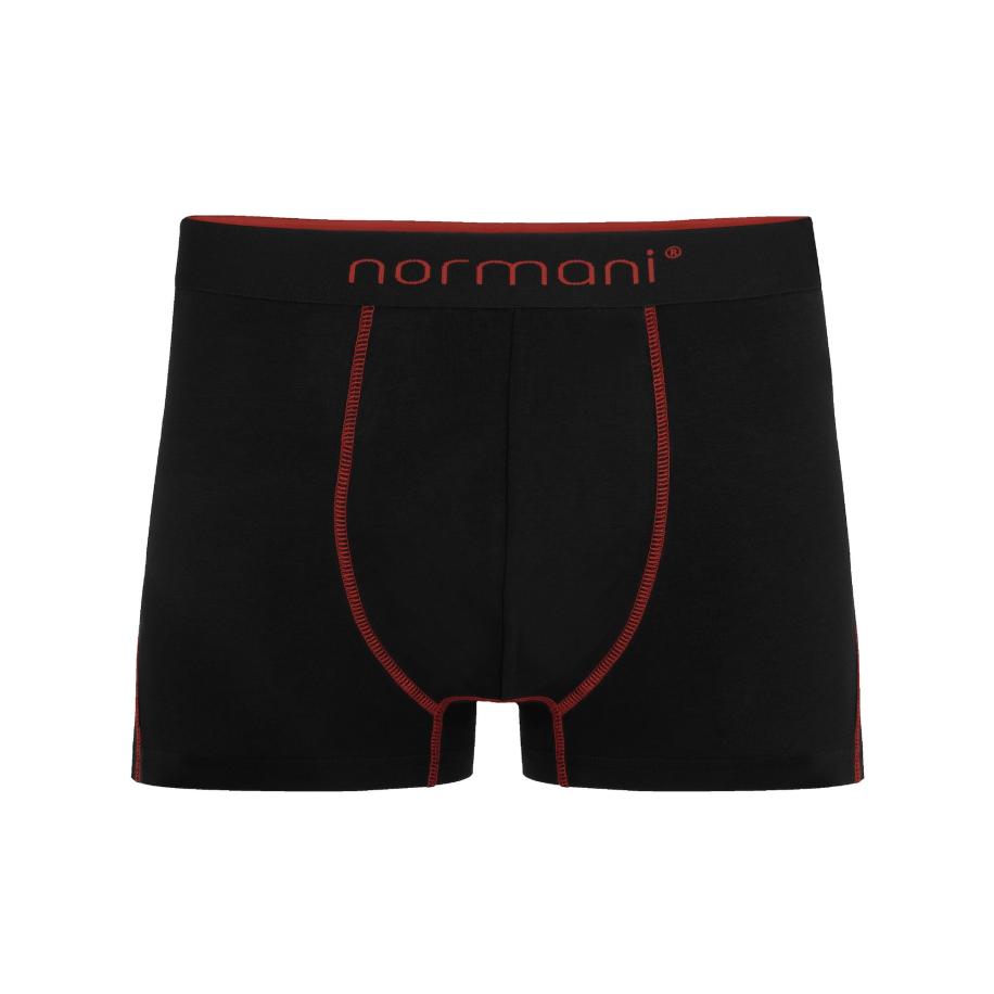 normani Boxershorts rood / zwart Zwart
