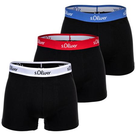 s.Oliver s.Oliver Boxershorts blauw / vuurrood / zwart / wit