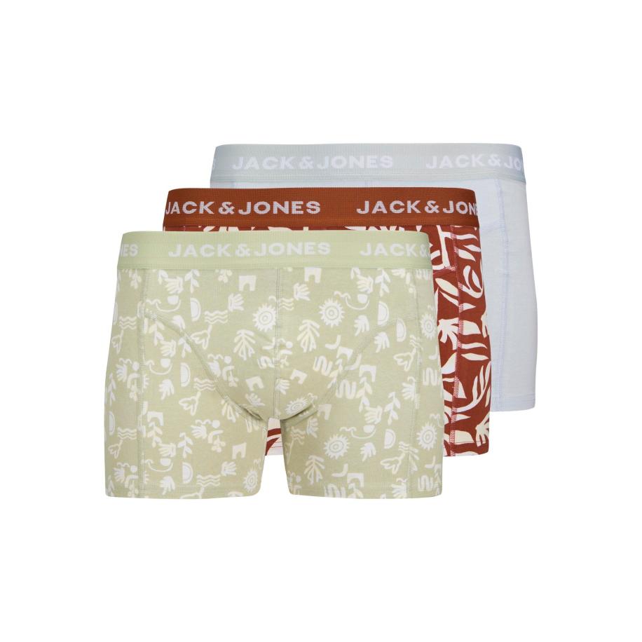 Jack & Jones JACK & JONES Boxershorts JACCORALS roestbruin / grijs / kaki / wit -