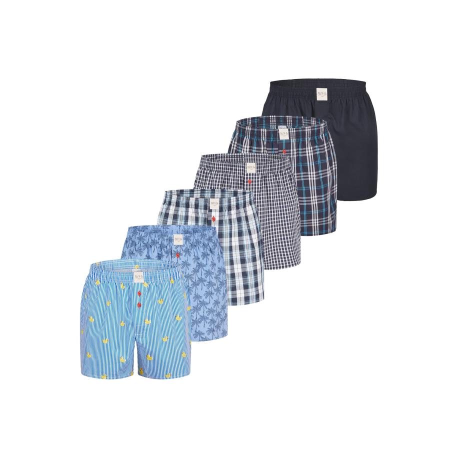 Phil & Co. Berlin Phil & Co. Berlin Boxershorts Classic Sets gemengde kleuren -