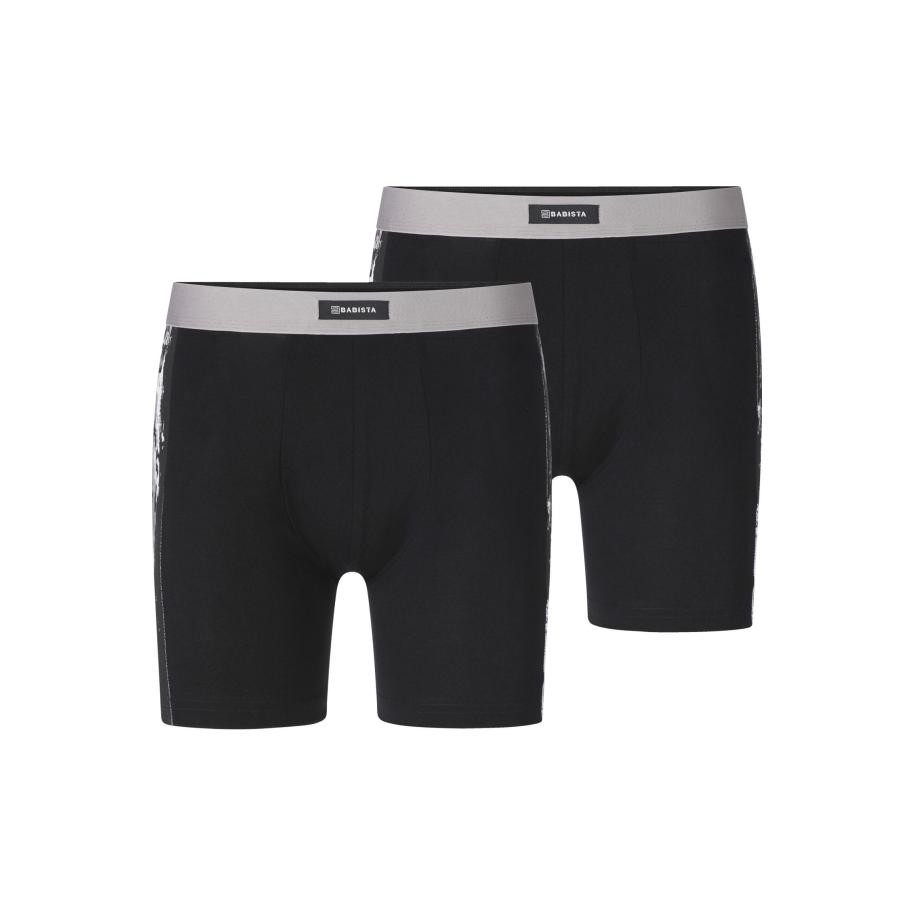 BABISTA Boxershorts zwart, Bedrukt Zwart
