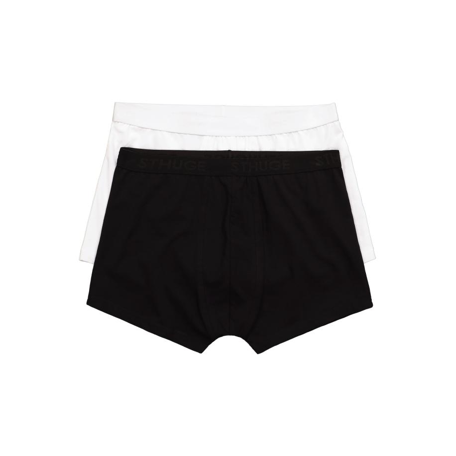 STHUGE STHUGE Boxershorts zwart / wit -