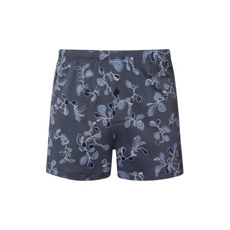 Hanro Hanro Boxershorts Cotton Sporty lichtblauw / donkerblauw
