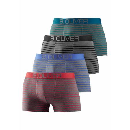 s.Oliver s.Oliver Boxershorts hemelsblauw / grijs / gemengde kleuren / rood