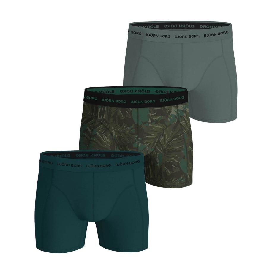 Bjorn Borg Boxers 3Pack Stretch Groen -