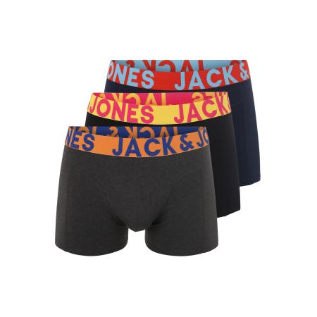 Jack & Jones JACK & JONES Boxershorts JACCrazy donkerblauw / antraciet / oranje / zwart