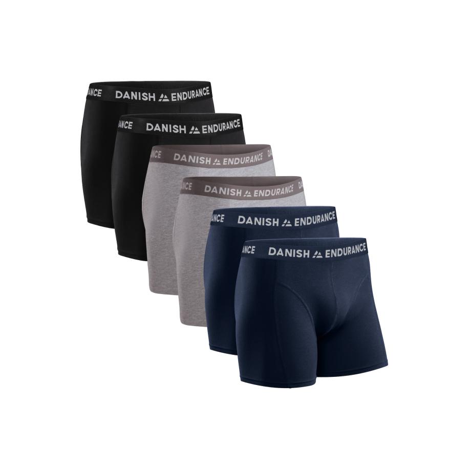 DANISH ENDURANCE DANISH ENDURANCE Boxershorts Classic Trunks blauw / grijs / zwart -