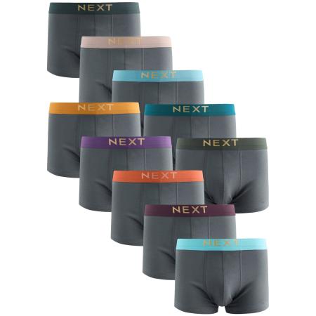 Next Next Boxershorts lichtblauw / curry / donkergrijs / zwart