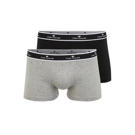 Tom Tailor TOM TAILOR Boxershorts grijs gemêleerd / zwart