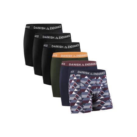 DANISH ENDURANCE DANISH ENDURANCE Boxershorts Classic Trunks marine / kaki / bordeaux / zwart / wit