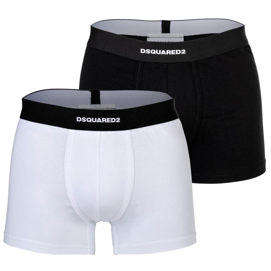 Dsquared2 DSQUARED2 Boxershorts zwart / wit -