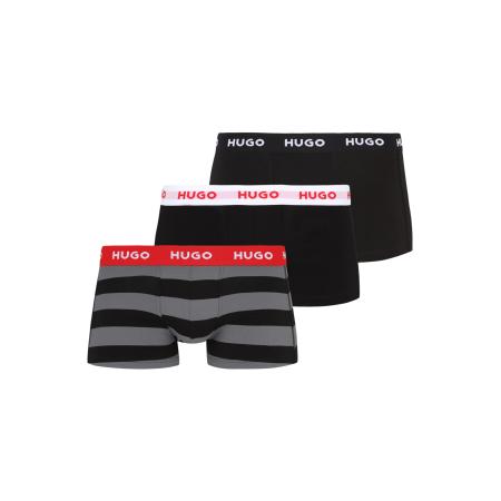 Hugo Boss HUGO Boxershorts grijs / knalrood / zwart / wit