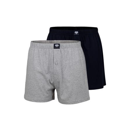 Ceceba CECEBA Boxershorts navy / grijs gemêleerd